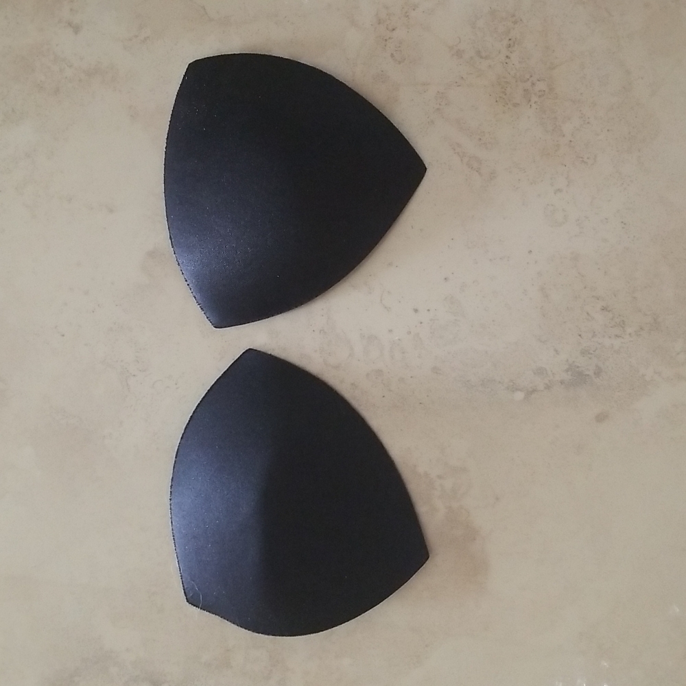 Black Foam Bra Inserts nwot